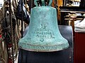 The ship's bell, cast to resemble the ship's bell on the East Indiaman "Enigheten".