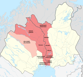 Meänmaa Valley at the border of Sweden and Finland