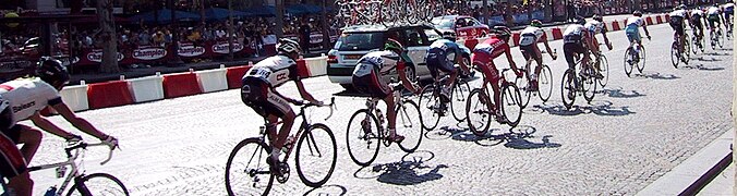 Arrivée du Tour de France 2004.