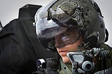 Pilot der F-35 mit Helm im Jahr 2013