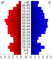 Bevolkingspiramide Middlesex County