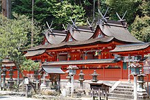 The honden at Uda Mikumari Shrine, located in Uda, Nara Udamikumari 1246.jpg