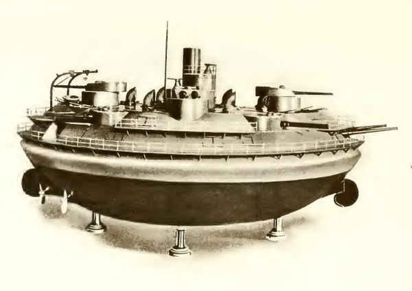 Ultima Globular Naval Battery, designed by Anson Phelps Stokes