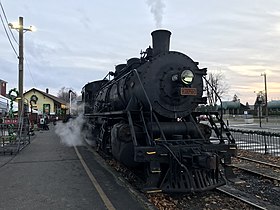 Valley Railroad 3025 at Essex 11. listopadu 2019.jpg