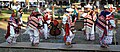 Performance of the Danza de los Viejitos in the plaza