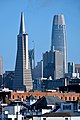 * Nomination View of Transamerica Pyramid and Salesforce Tower from Fort Mason in San Francisco, California --Varnent 01:30, 13 May 2019 (UTC) * Promotion  Support Good quality. --George Chernilevsky 04:48, 13 May 2019 (UTC)