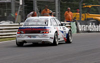 Shapovalov in a Lada 110 at Brands Hatch in the 2008 WTCC Viktor Shapovalov 2008 Brands Hatch.jpg