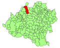 Розташування муніципалітету Вінуеса