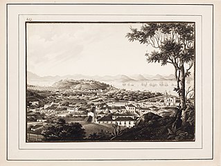 Vista da Cidade de St. Sebastião do Rio de Janeiro tirada do Convento de Sta. Thereza