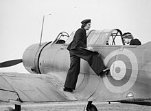 WRNS' checking a Vought Chesapeake at RNAS Stretton, 1943. Vought Chesapeake at RNAS Stretton 1943.jpg