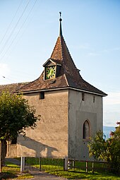 Tower of the Church of Vuarrens Vuarrens - Clocher d'eglise.jpg