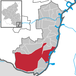 Läget för Wörth am Rhein i Landkreis Germersheim