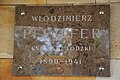 Włodzimierz Pfeiffer plaque, Łódź Gdańska 100.jpg