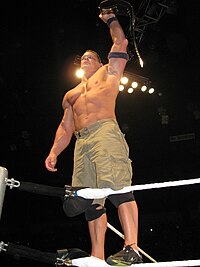 Джон Сина в качестве Чемпиона WWE.