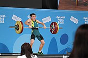 Deutsch: Gewichtheben bei den Olympischen Jugendspielen 2018; Tag 2, 10. Oktober 2018; Jungen 62 kg English: Weightlifting at the 2018 Summer Youth Olympics at 8 October 2018 – Boys' 62 kg