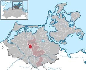 Poziția localității Weitenhagen