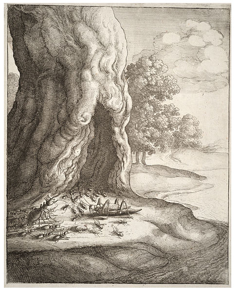 File:Wenceslas Hollar - The ant and the grasshopper (State 2).jpg