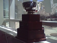 The Chiefs won the Western Conference Championship cup in 1991, 1996, 2000 and 2008. Westernconferencetrophy.jpg