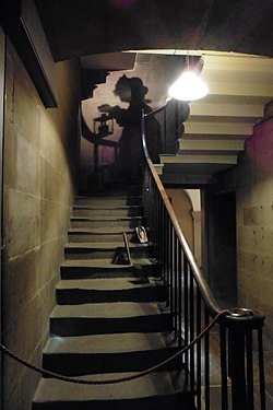 Nostell Priory - shadow on the stairs