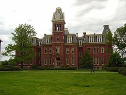 Woodburn Hall, West Virginia University, Morgantown, 1874. Woodburn hall.jpg