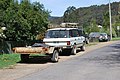 English: A Range Rover and trailer at Woods Point, Victoria