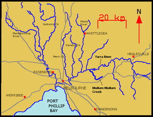 Mullum Mullum Creek: Wortherkunft, Geographie & Ökologie, Geschichte