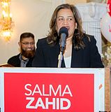 Salma Zahid as a Member of Parliament of Canada.