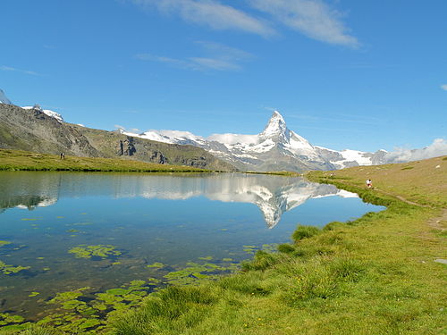 Stellisee with Matterhorn, Zermatt