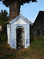 Čeština: Kaplička u Zvíkovské lípy v obci Zvíkov v okrese Český Krumlov. English: Wayside shrine in the village of Zvíkov, Český Krumlov District, South Bohemian Region, Czech Republic.