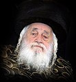 [1] Rabbi Moshe Yehoshua Hager had a white beard. De rabbijn Mosjee Jehosjoea Hager had een witte baard.