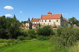 Červená Řečice, renesančně-barokní zámek poblíž Pelhřimova.JPG