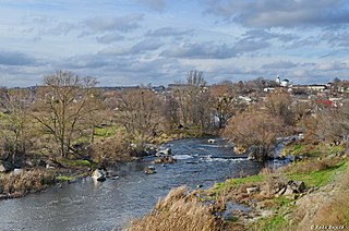 Ros River river in Ukraine