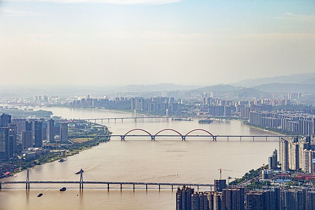 Xiang River in Changsha.