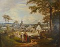 Louis Caradec : Kermesse bretonne (huile sur toile, vers 1850)
