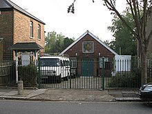 A Scout Group's headquarters building in Finchley, Greater London 15th Finchley Scouts HQ - geograph.org.uk - 263785.jpg
