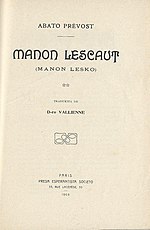 Bildeto por Manon Lescaut