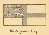 The flag in Sark Discover[13], foreworded by Dame Sibyl Hataway.(1956)