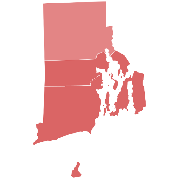 File:2000 United States Senate election in Rhode Island results map by county.svg