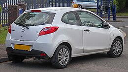 2009 Mazda2 TS 1.4 Arrière.jpg