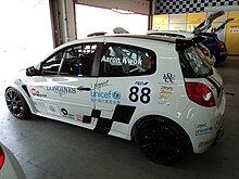 Aaron Kwok's 2010 Clio Cup China race car.