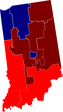 Indiana's results 2010 House Indiana.svg