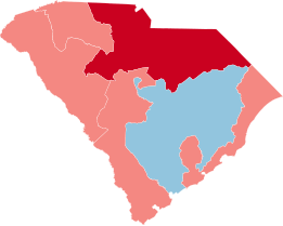 2010 United States House of Representatives elections in South Carolina results map by winner.svg