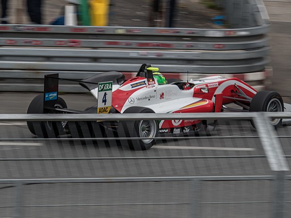 Mick Schumacher during the FIA Formula 3 round at Norisring in 2018