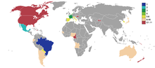 Results of the 2019 FIFA U-17 World Cup per country. 2019 fifa u-17 world cup.png