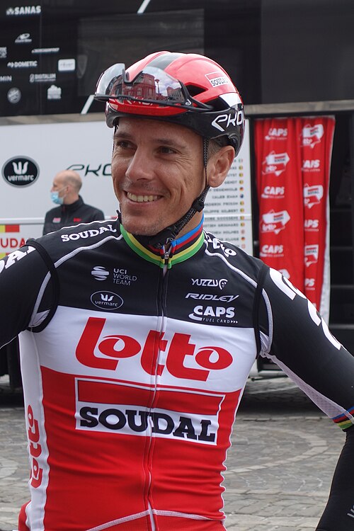 Philippe Gilbert at the 2021 Liège–Bastogne–Liège
