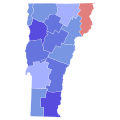 Vermont State Treasurer by county