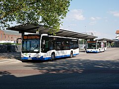 Kleve, Mercedes-Benz Citaro von LOOK Busreisen und Mercedes-Benz Citaro der NIAG