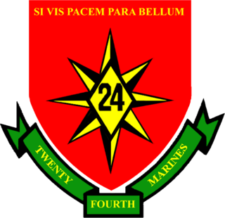 <span class="mw-page-title-main">24th Marine Regiment (United States)</span> Military unit