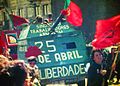Manifestação do 25 de Abril de 1983 na cidade do Porto.