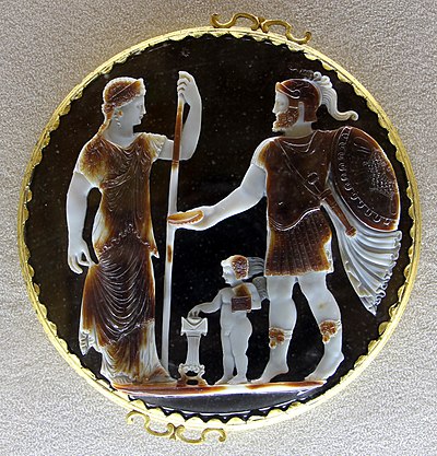 Cameo depicting the Roman emperor Julian from the Archaeological Museum of Florence.